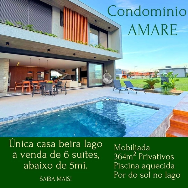 Sobrado beira lago no condominio Amare em Xangri-lá: 6ª foto da galeria de imagens do imóvel