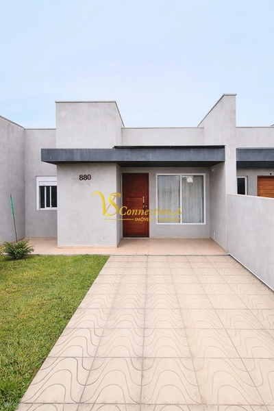 Casa geminada à venda na praia de Rainha do Mar, 2 dormitórios: 1ª foto da galeria de imagens do imóvel