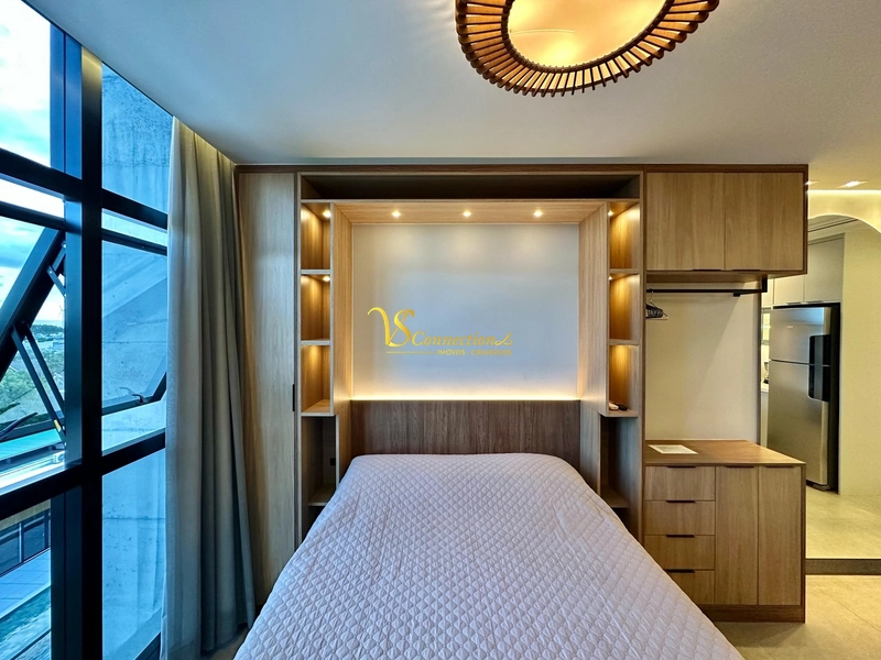 LOFT MOBILIADO E DECORADO, PRONTO PARA USO DE FRENTE PARA INFRA: 7ª foto da galeria de imagens do imóvel