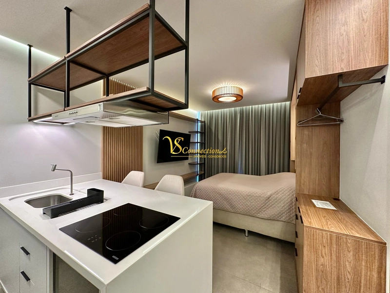 LOFT MOBILIADO E DECORADO, PRONTO PARA USO DE FRENTE PARA INFRA: 12ª foto da galeria de imagens do imóvel