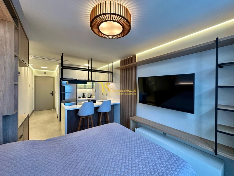 LOFT MOBILIADO E DECORADO, PRONTO PARA USO DE FRENTE PARA INFRA: 4ª foto da galeria de imagens do imóvel