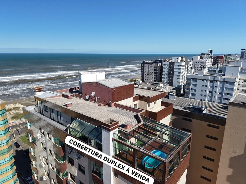 COBERTURA DE ALTO PADRÃO COM PISCINA PRIVATIVA E VISTA PARA O MAR E A SERRA: 2ª foto da galeria de imagens do imóvel