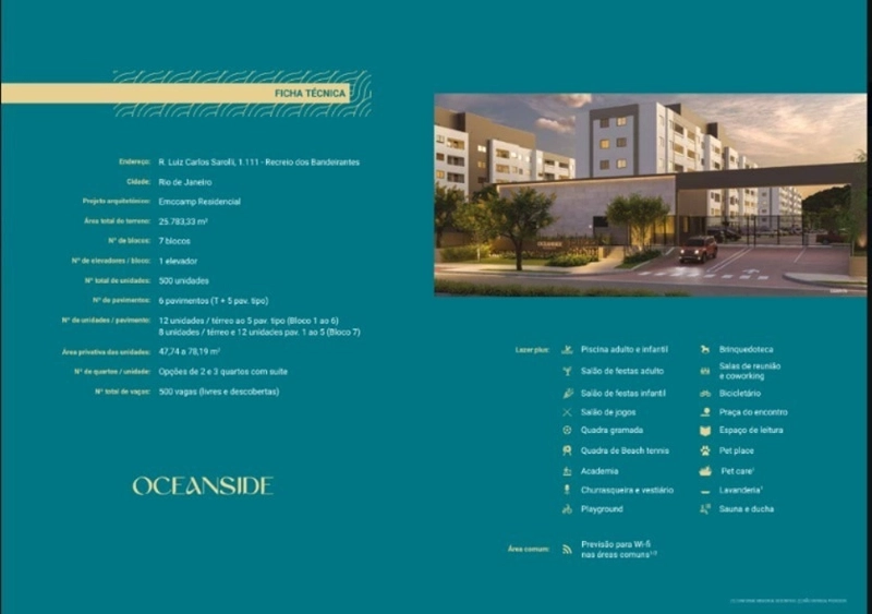 LANÇAMENTO À VENDA RECREIO, OCEANSIDE: 2ª foto da galeria de imagens do imóvel