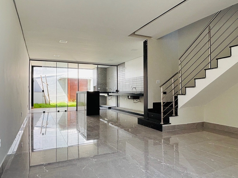 Casa geminada 3 quartos (1 suíte), varanda gourmet e área verde.: 2ª foto da galeria de imagens do imóvel