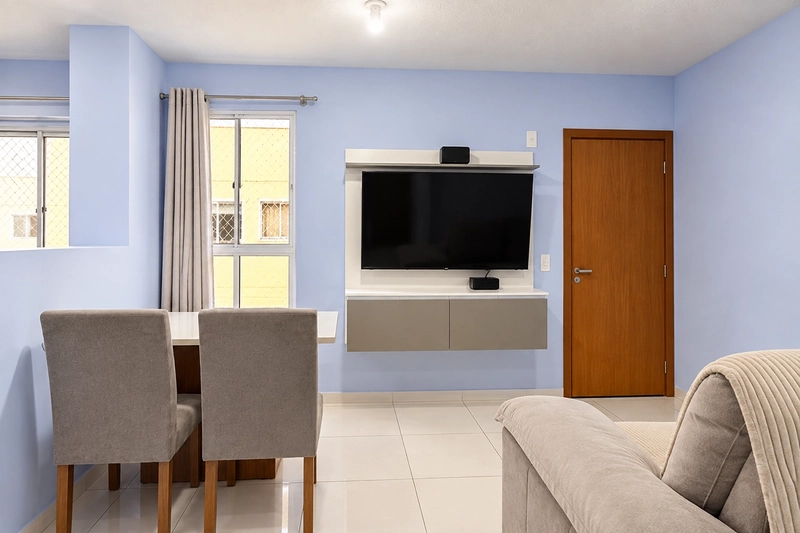 Apartamento com lavanderia no Bairro Desvio Rizzo: 2ª foto da galeria de imagens do imóvel