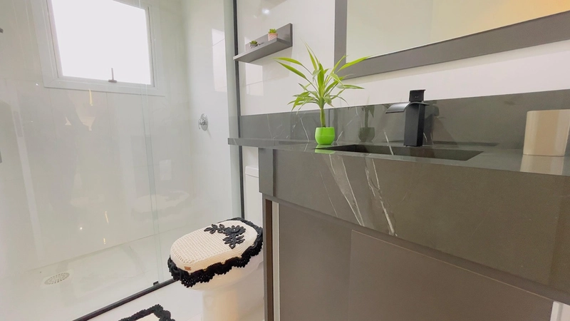 Apartamento decorado, semimobiliado com terraço: 11ª foto da galeria de imagens do imóvel