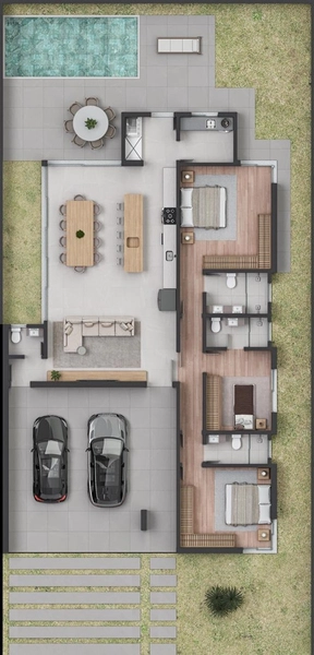 Casa Térrea com 3 Suítes no Colina Sorriso : 22ª foto da galeria de imagens do imóvel