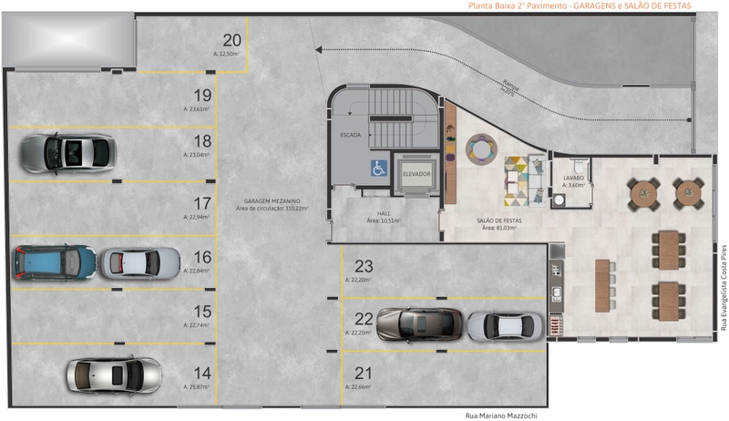 Residencial Villaggio Mariano de 3 dormitórios no Cruzeiro: 8ª foto da galeria de imagens do imóvel