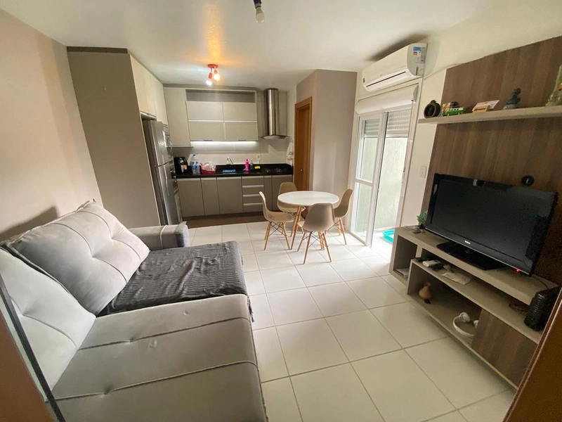  Apartamento Semimobiliado com 2 Dormitórios, Sol da Tarde e 1 Vaga no Rio Branco: 2ª foto da galeria de imagens do imóvel