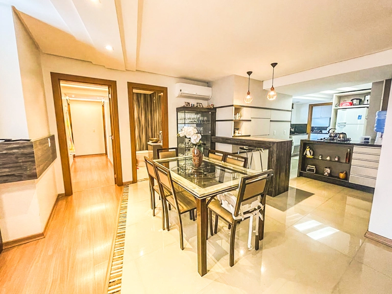 Apartamento semimobiliado com terraço em Lourdes: 2ª foto da galeria de imagens do imóvel
