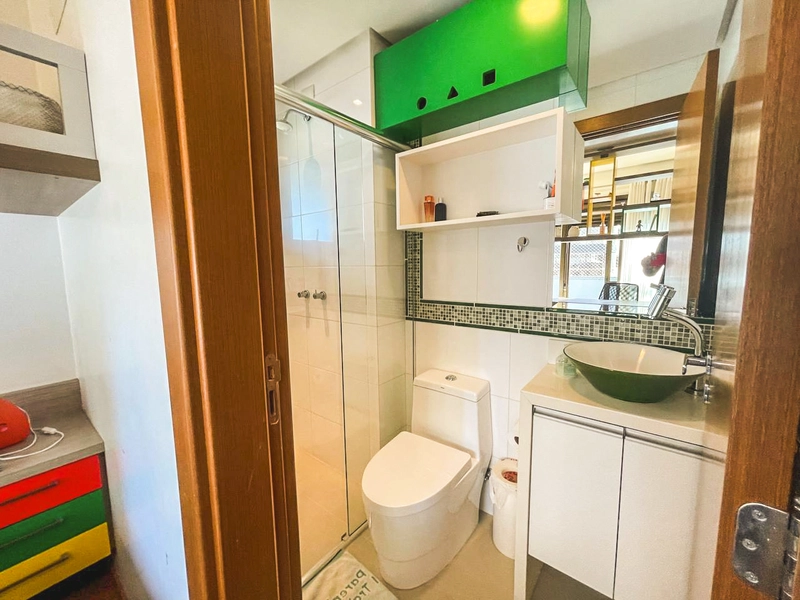 Apartamento semimobiliado com terraço em Lourdes: 13ª foto da galeria de imagens do imóvel