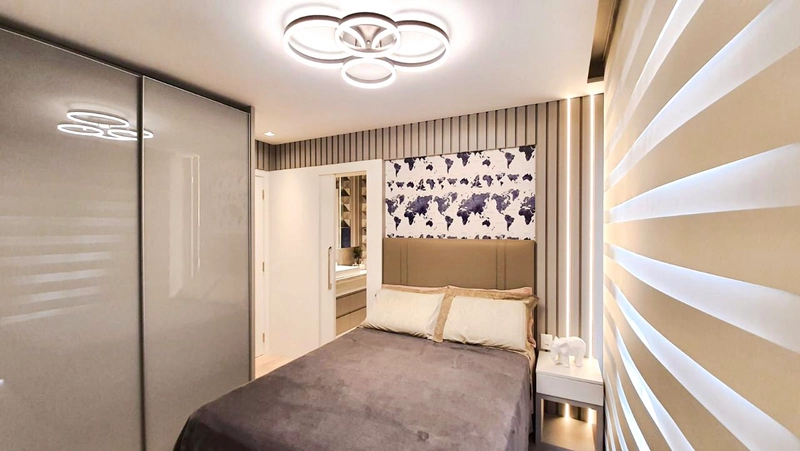 Apartamento finamente mobiliado com 3 suítes no Villagio: 9ª foto da galeria de imagens do imóvel