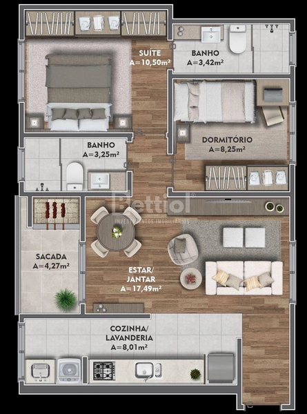 Apartamento à venda próximo ao Shopping Villagio: 20ª foto da galeria de imagens do imóvel