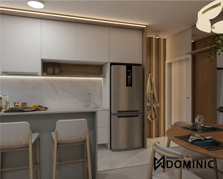 Apartamento 2 dormitórios com suíte no Santa Catarina: 2ª foto da galeria de imagens do imóvel