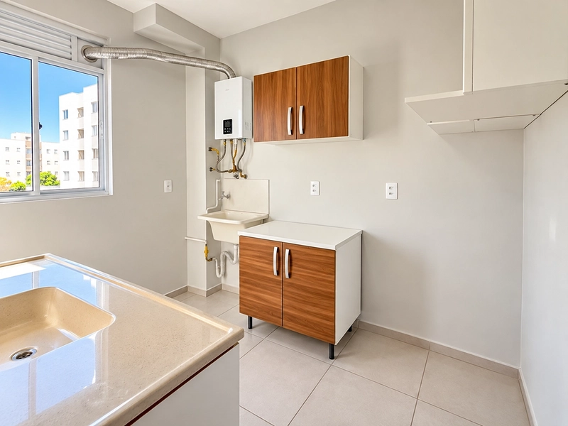 Apartamento com lavanderia no Bairro Desvio Rizzo: 3ª foto da galeria de imagens do imóvel
