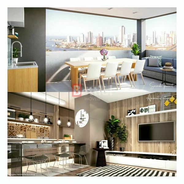 APARTAMENTO VISTA MAR EM PASSO DE TORRES: 3ª foto da galeria de imagens do imóvel