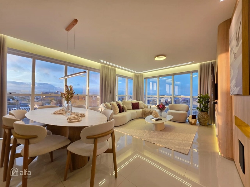 SOFISTICAÇÃO, AMPLITUDE E VISTA PANORÂMICA PARA A SERRA E O MAR: 11ª foto da galeria de imagens do imóvel