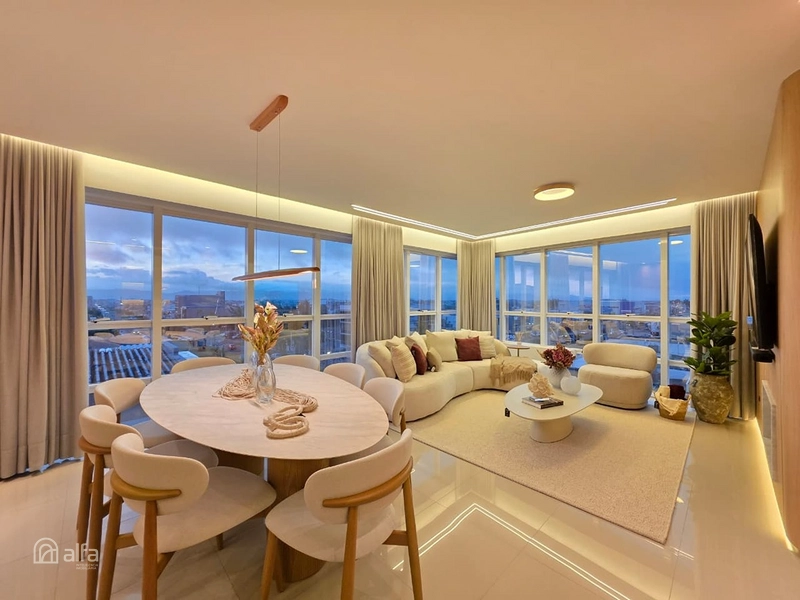 SOFISTICAÇÃO, AMPLITUDE E VISTA PANORÂMICA PARA A SERRA E O MAR: 9ª foto da galeria de imagens do imóvel