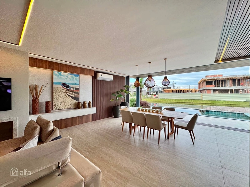 Sobrado de luxo beira lago : 9ª foto da galeria de imagens do imóvel