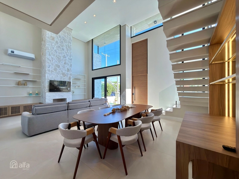 Sobrado novo no condominio Condado de Capão: 2ª foto da galeria de imagens do imóvel