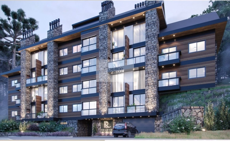 Apartamento em Gramado com pé direito duplo: 1ª foto da galeria de imagens do imóvel