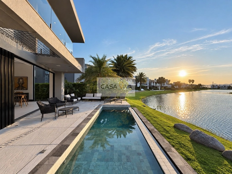 SOBRADO DE LUXO BEIRA LAGO | CONDOMÍNIO ENSEADA LAGOS DE XANGRI-LÁ: 19ª foto da galeria de imagens do imóvel