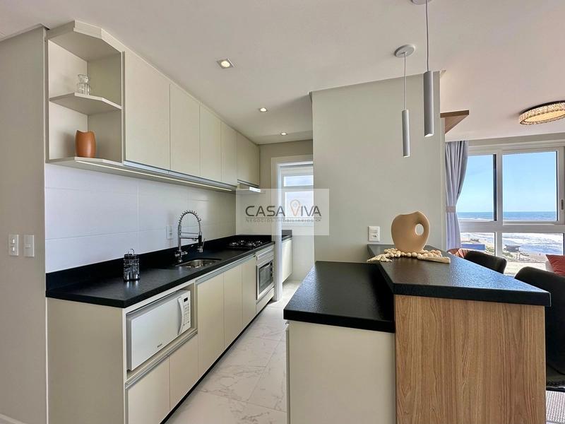 APARTAMENTO COM VISTA FRONTAL PARA O MAR — ZONA NOVA: 14ª foto da galeria de imagens do imóvel