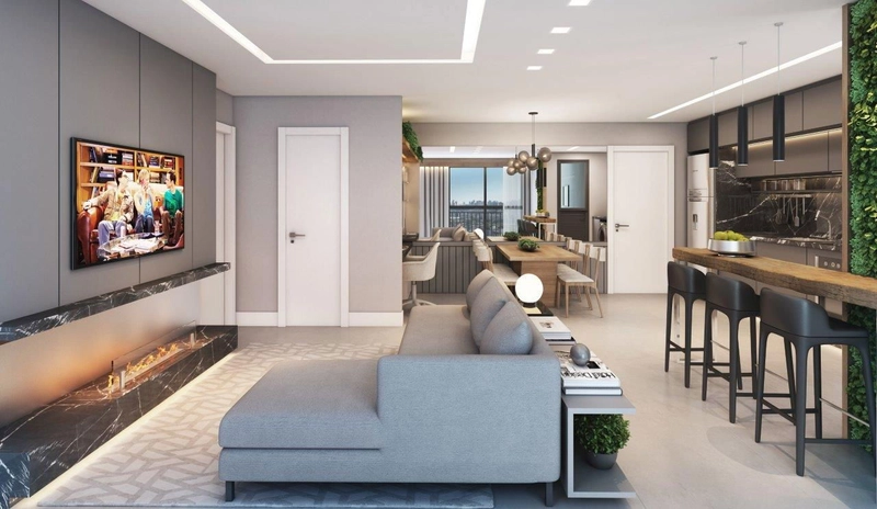 Apartamento 3 Dormitórios com Suíte e Lazer Completo – 77,85m² – Cristo Rei – Curitiba/PR: 23ª foto da galeria de imagens do imóvel