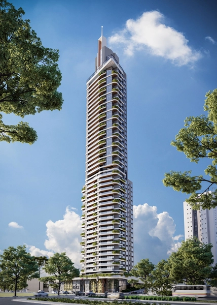 OÁS Curitiba: o edifício mais alto da cidade ao lado do Parque Barigui: 1ª foto da galeria de imagens do imóvel