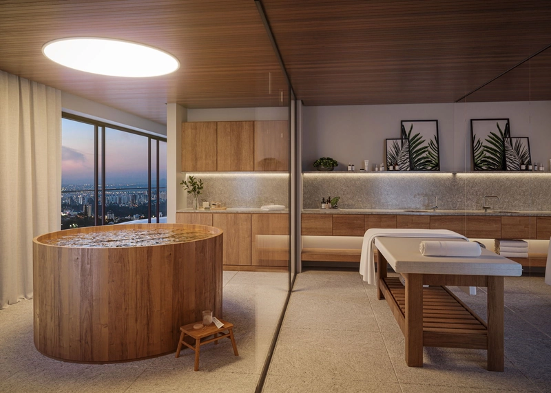 OÁS Curitiba: o edifício mais alto da cidade ao lado do Parque Barigui: 19ª foto da galeria de imagens do imóvel