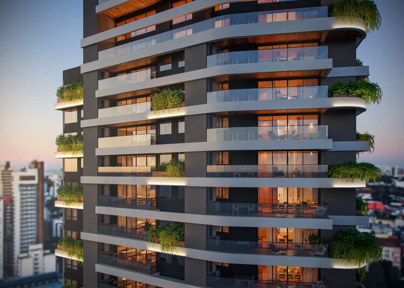 OÁS Curitiba: o edifício mais alto da cidade ao lado do Parque Barigui: 6ª foto da galeria de imagens do imóvel