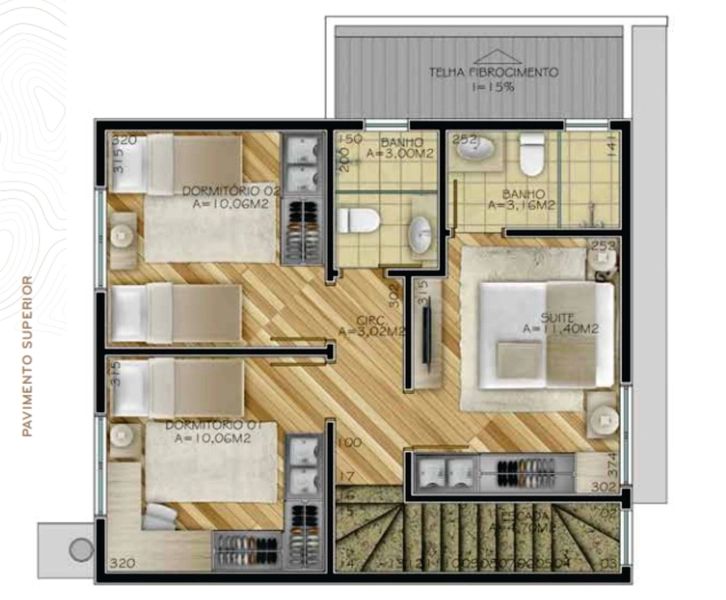 Parque das Imbuias | Casas em Condomínio no Campo Comprido: 38ª foto da galeria de imagens do imóvel