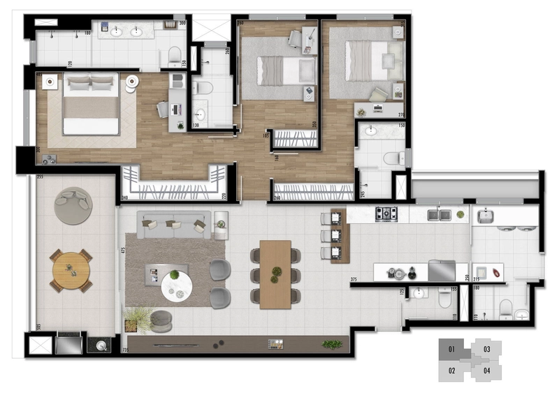 Aventus Residences | Exclusividade no Bigorrilho: 18ª foto da galeria de imagens do imóvel