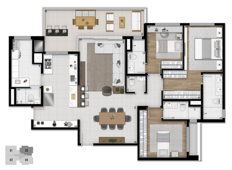 Aventus Residences | Exclusividade no Bigorrilho: 19ª foto da galeria de imagens do imóvel