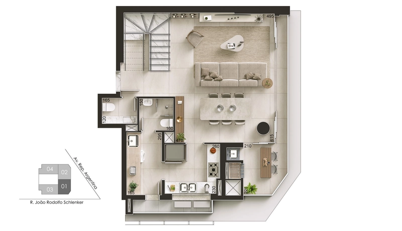 Apartamento Alto Padrão no Água Verde – Unidade 200 | CEDRAT Curitiba: 37ª foto da galeria de imagens do imóvel