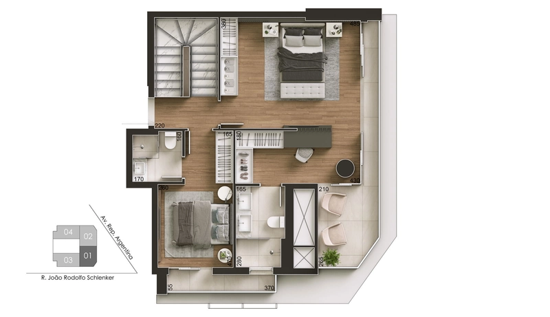 Apartamento Alto Padrão no Água Verde – Unidade 200 | CEDRAT Curitiba: 38ª foto da galeria de imagens do imóvel