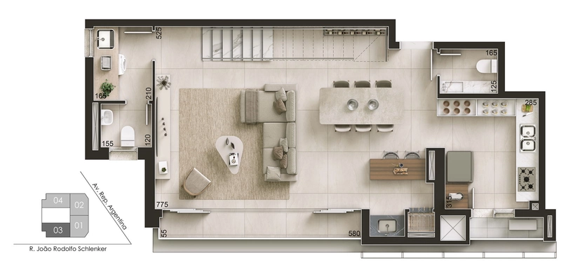 Apartamento Alto Padrão no Água Verde – Unidade 200 | CEDRAT Curitiba: 39ª foto da galeria de imagens do imóvel