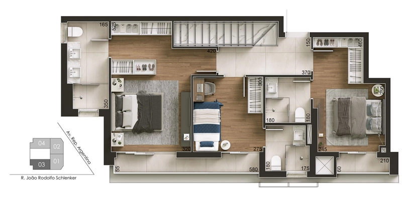 Apartamento Alto Padrão no Água Verde – Unidade 200 | CEDRAT Curitiba: 40ª foto da galeria de imagens do imóvel