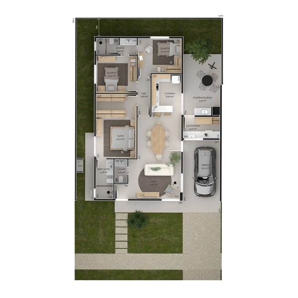 Splendore Santa Felicidade | Casas de 143 a 211 m² em Curitiba: 23ª foto da galeria de imagens do imóvel