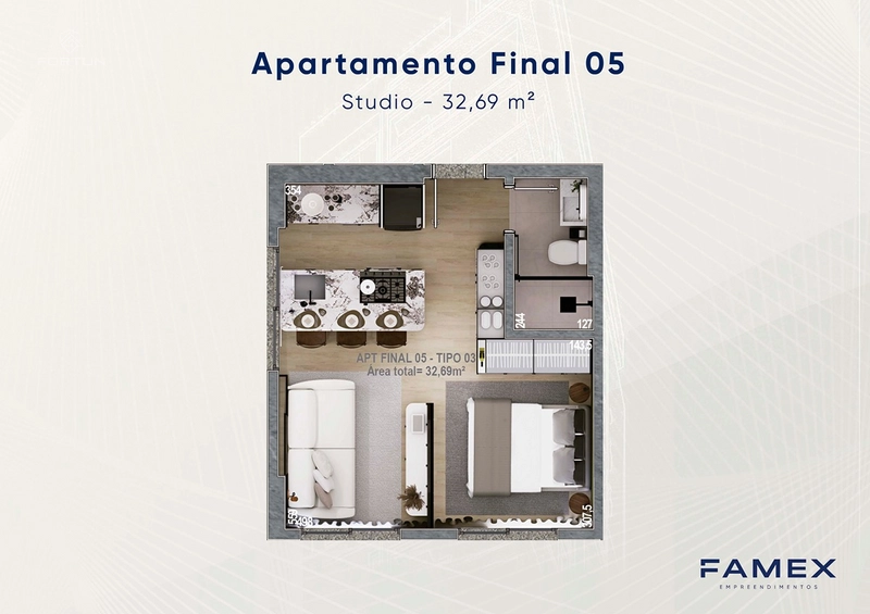 STUDIO - SKY RESIDENCIAL - LANÇAMENTO: 18ª foto da galeria de imagens do imóvel