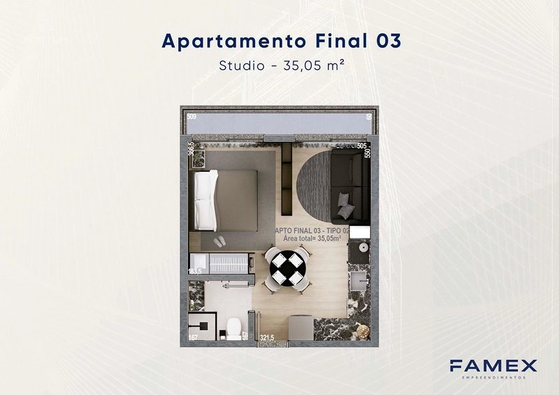 STUDIO - SKY RESIDENCIAL - LANÇAMENTO: 12ª foto da galeria de imagens do imóvel