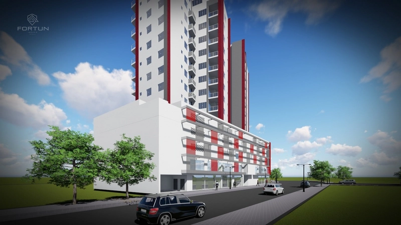 APARTAMENTO COM 1 SUÍTE E 1 QUARTO NO CENTRO - RESIDENCIAL BERLATTORRE: 3ª foto da galeria de imagens do imóvel