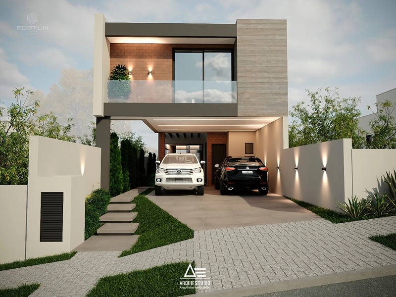 SOBRADO COM 3 SUÍTES - LOTEAMENTO SANTA CLARA - PARQUE DO SOM: 2ª foto da galeria de imagens do imóvel