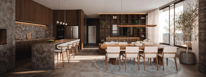 APARTAMENTO ALTO PADRÃO 3 SUITES - CENTRO - MALBEC: 5ª foto da galeria de imagens do imóvel