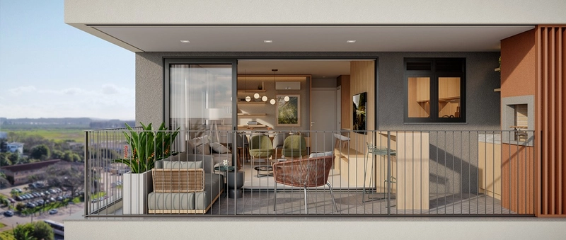 Apartamentos 3 dormitórios com suíte: 6ª foto da galeria de imagens do imóvel