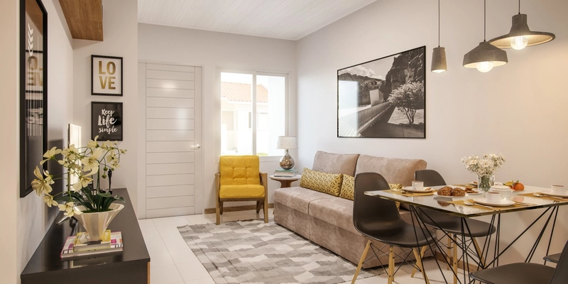 Casas de 1, 2 e 3 dormitórios com suíte no Parque do Mirante: 5ª foto da galeria de imagens do imóvel