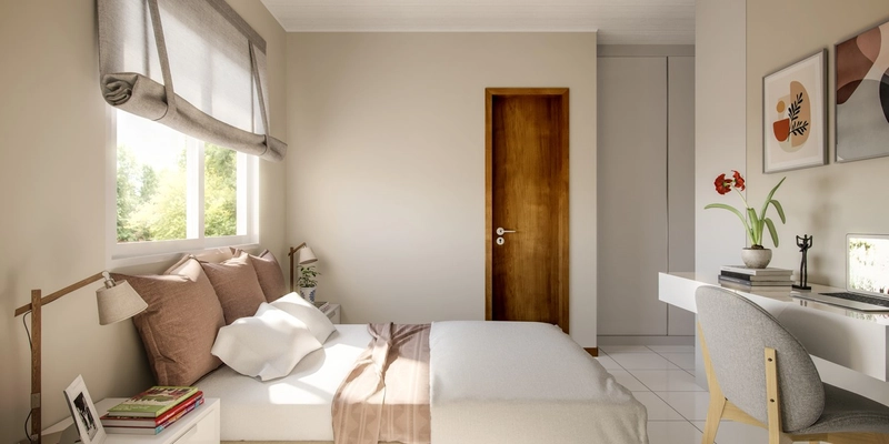 Casas de 1, 2 e 3 dormitórios com suíte no Parque do Mirante: 7ª foto da galeria de imagens do imóvel