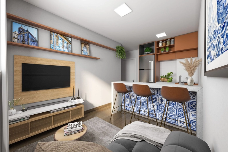 Apartamentos de 1 e 2 dormitórios Bairro Ipiranga, Sapucaia do Sul: 2ª foto da galeria de imagens do imóvel