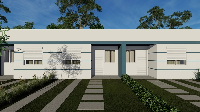 Casas novas de 2 dormitórios MCMV: 1ª foto da galeria de imagens do imóvel