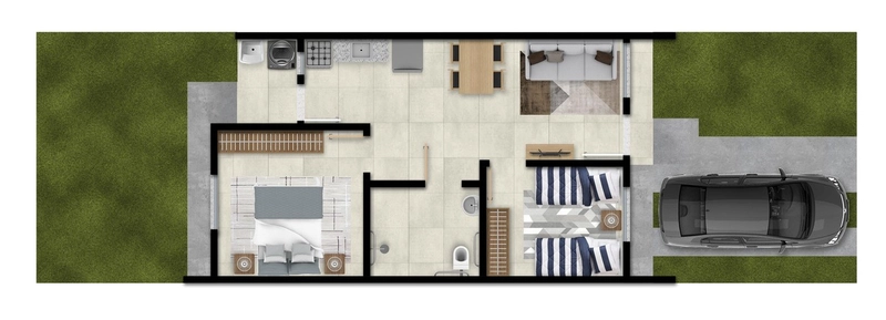 Casas de 2 dormitórios no bairro Nova Cachoeirinha: 11ª foto da galeria de imagens do imóvel